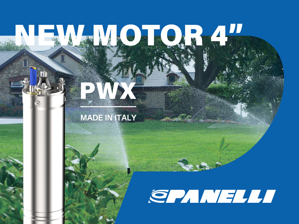 Product: Submersible motors - new 4 inches PWX range