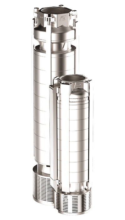 Submersible radial inox pumps 6'' and 8'' inches